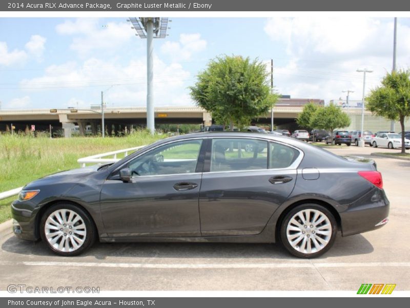 Graphite Luster Metallic / Ebony 2014 Acura RLX Advance Package