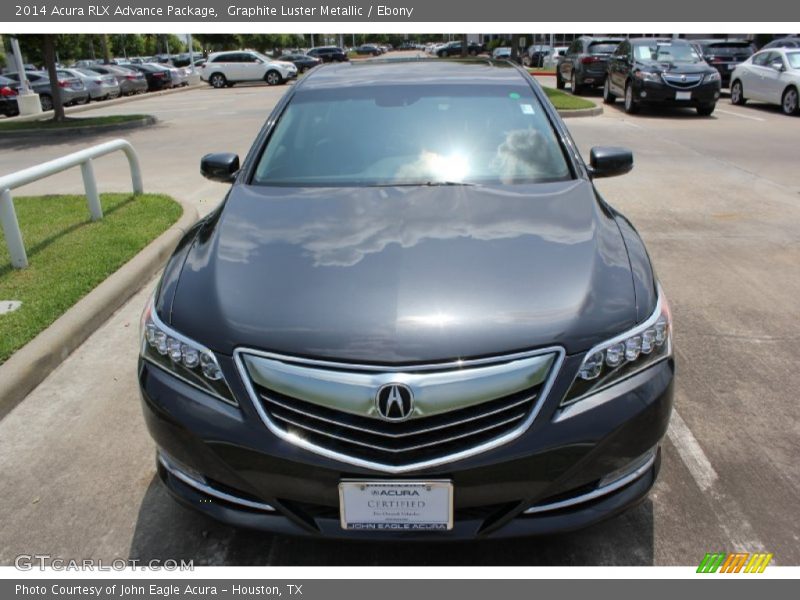 Graphite Luster Metallic / Ebony 2014 Acura RLX Advance Package