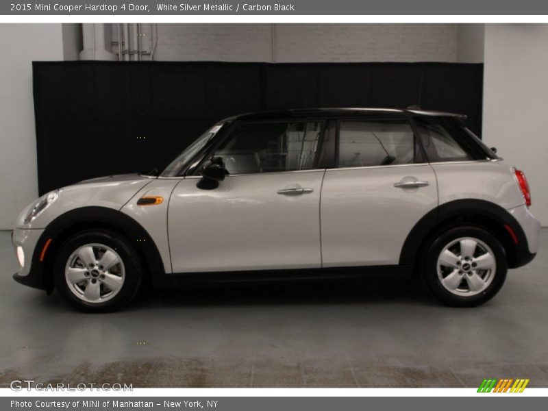  2015 Cooper Hardtop 4 Door White Silver Metallic