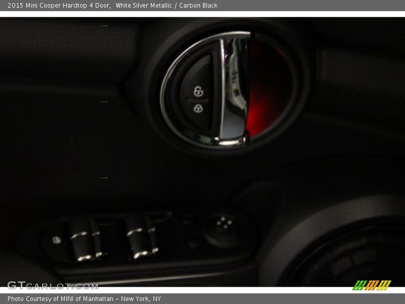 White Silver Metallic / Carbon Black 2015 Mini Cooper Hardtop 4 Door