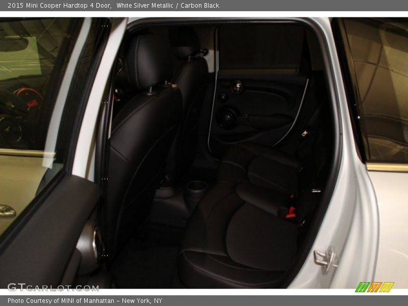 White Silver Metallic / Carbon Black 2015 Mini Cooper Hardtop 4 Door