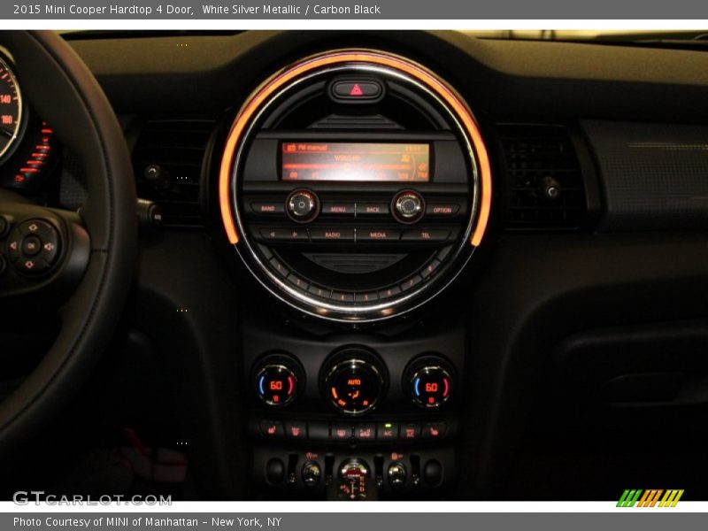 White Silver Metallic / Carbon Black 2015 Mini Cooper Hardtop 4 Door
