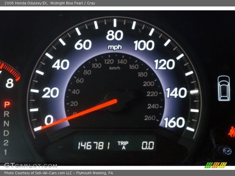Midnight Blue Pearl / Gray 2006 Honda Odyssey EX