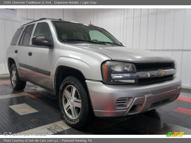 Graystone Metallic / Light Gray 2005 Chevrolet TrailBlazer LS 4x4