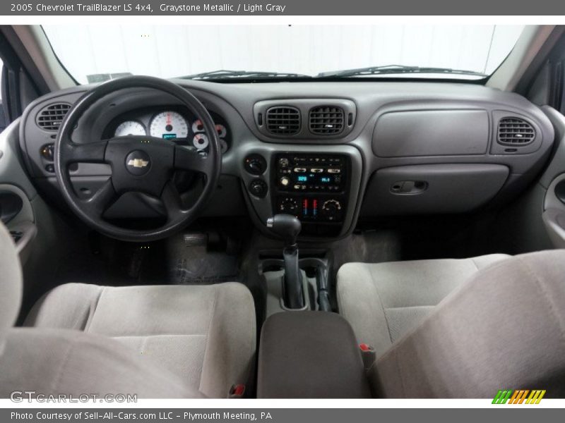Graystone Metallic / Light Gray 2005 Chevrolet TrailBlazer LS 4x4