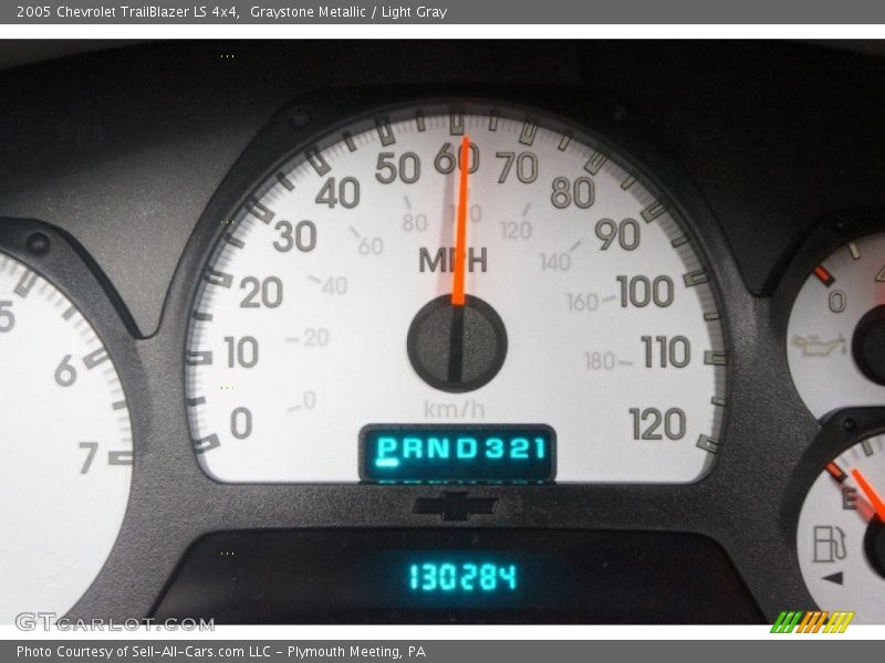 Graystone Metallic / Light Gray 2005 Chevrolet TrailBlazer LS 4x4