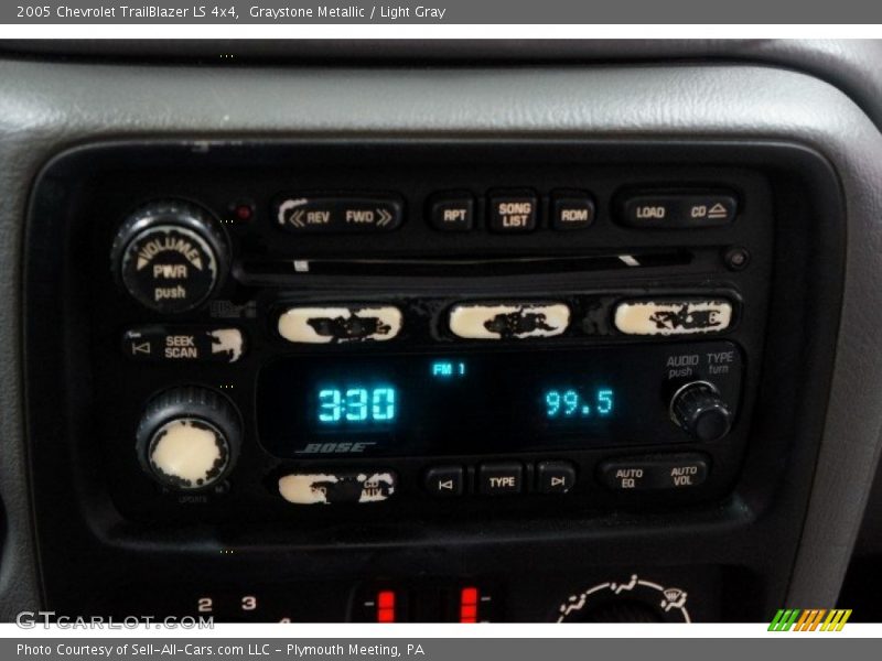 Graystone Metallic / Light Gray 2005 Chevrolet TrailBlazer LS 4x4