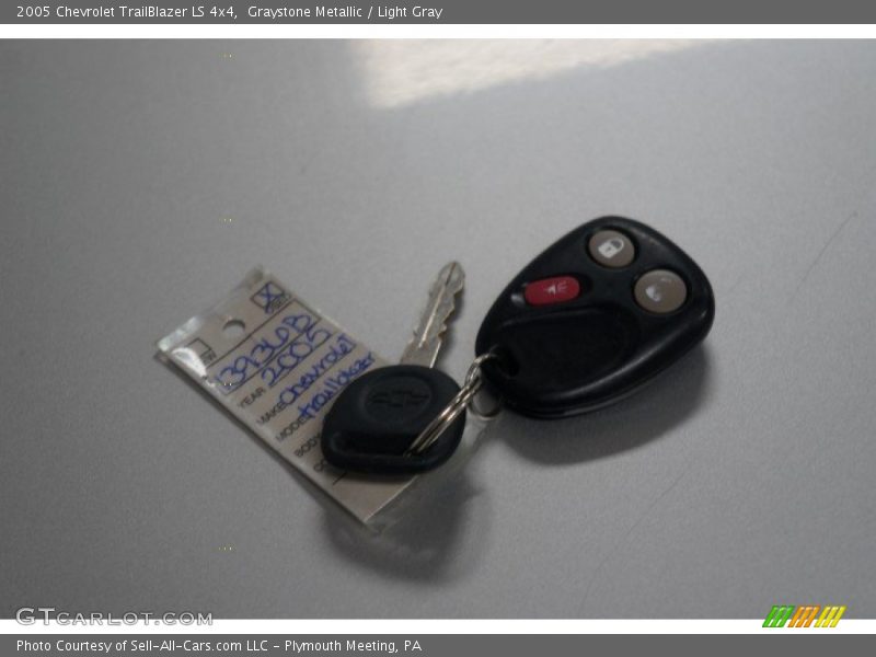 Graystone Metallic / Light Gray 2005 Chevrolet TrailBlazer LS 4x4