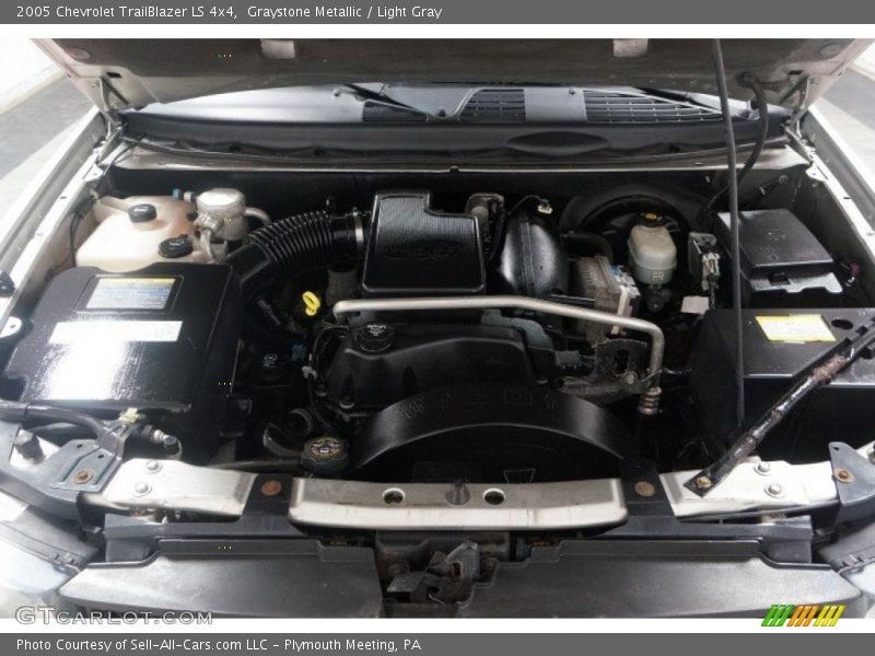Graystone Metallic / Light Gray 2005 Chevrolet TrailBlazer LS 4x4