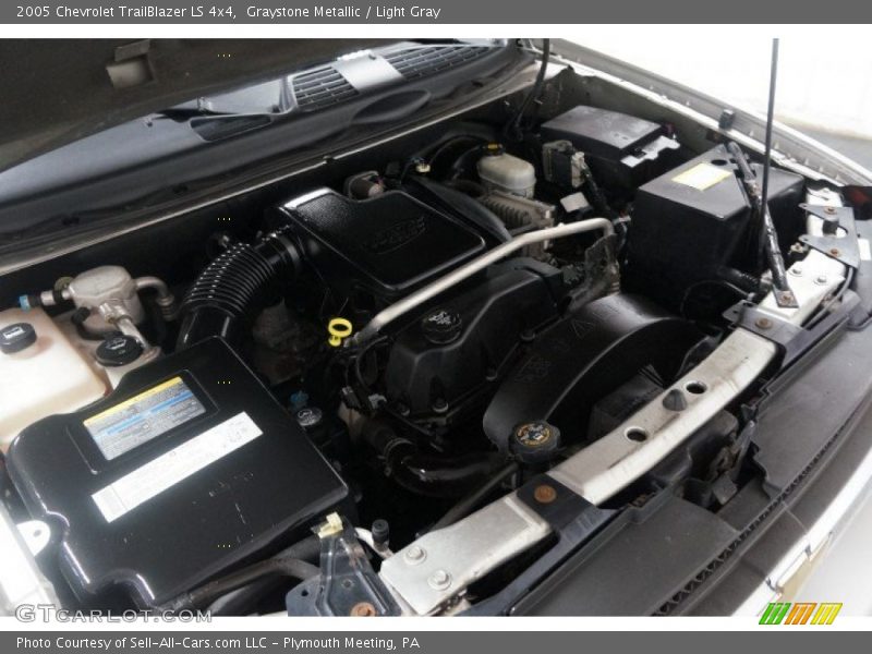 Graystone Metallic / Light Gray 2005 Chevrolet TrailBlazer LS 4x4
