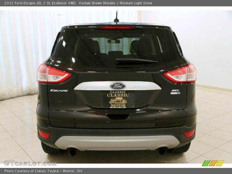 Kodiak Brown Metallic / Medium Light Stone 2013 Ford Escape SEL 2.0L EcoBoost 4WD