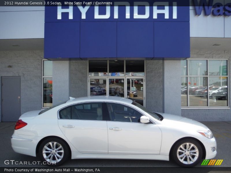 White Satin Pearl / Cashmere 2012 Hyundai Genesis 3.8 Sedan