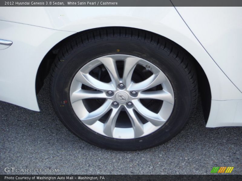 White Satin Pearl / Cashmere 2012 Hyundai Genesis 3.8 Sedan