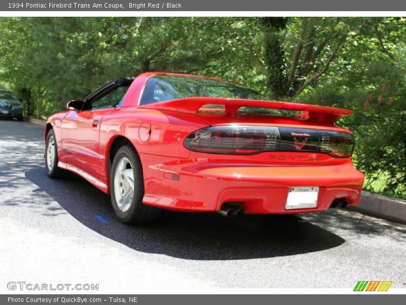 Bright Red / Black 1994 Pontiac Firebird Trans Am Coupe