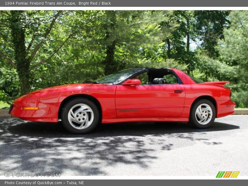 Bright Red / Black 1994 Pontiac Firebird Trans Am Coupe