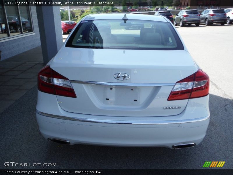 White Satin Pearl / Cashmere 2012 Hyundai Genesis 3.8 Sedan