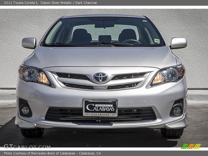 Classic Silver Metallic / Dark Charcoal 2011 Toyota Corolla S