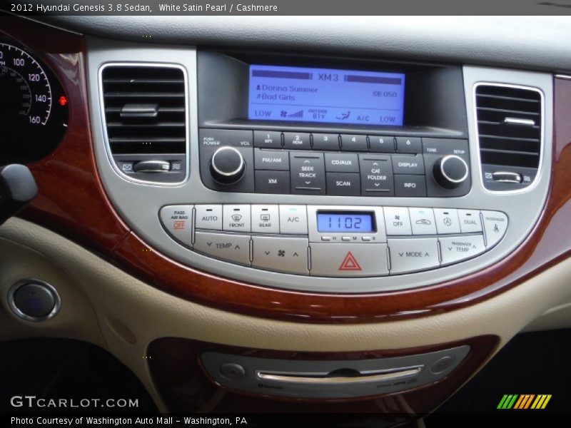White Satin Pearl / Cashmere 2012 Hyundai Genesis 3.8 Sedan
