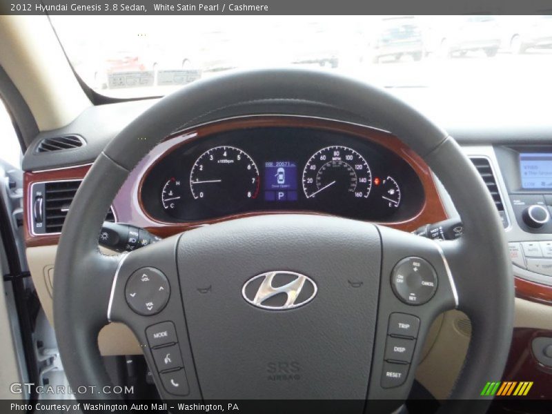 White Satin Pearl / Cashmere 2012 Hyundai Genesis 3.8 Sedan