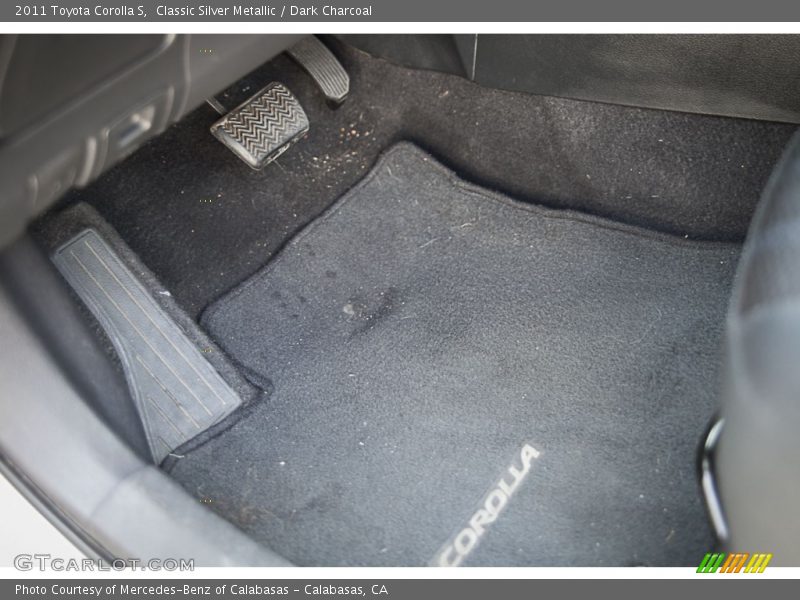 Classic Silver Metallic / Dark Charcoal 2011 Toyota Corolla S