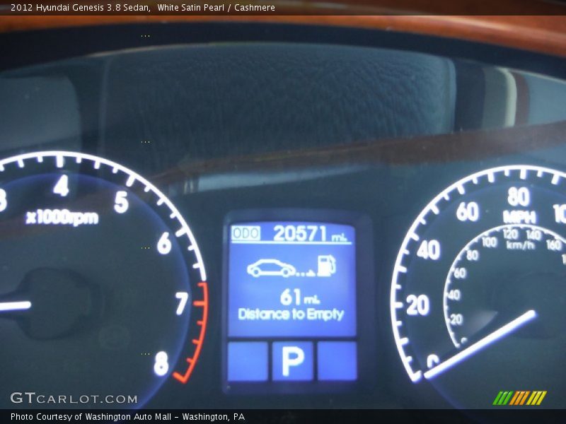 White Satin Pearl / Cashmere 2012 Hyundai Genesis 3.8 Sedan