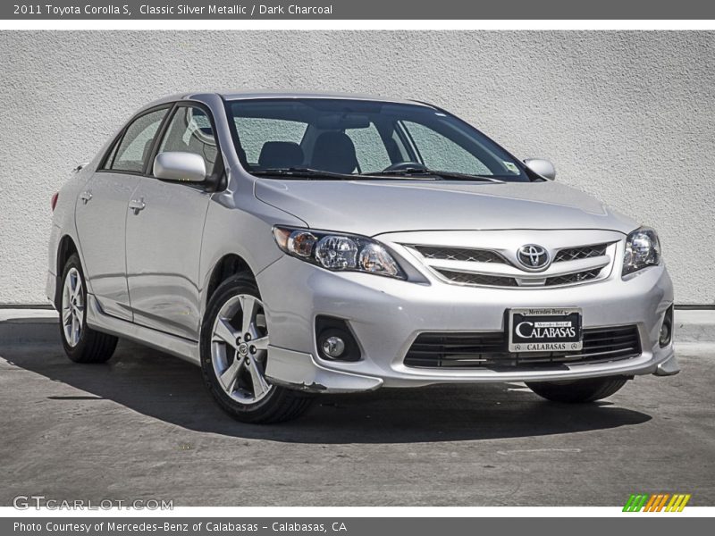 Classic Silver Metallic / Dark Charcoal 2011 Toyota Corolla S