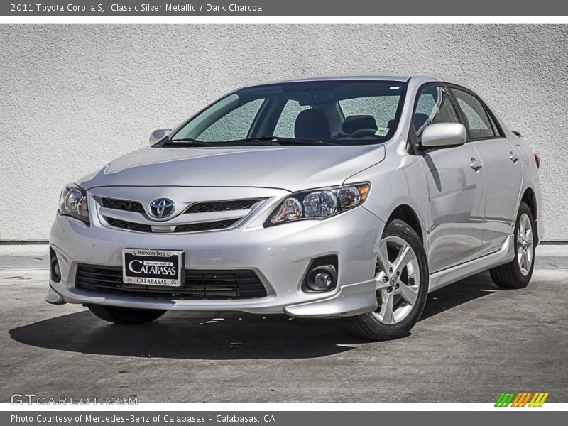 Classic Silver Metallic / Dark Charcoal 2011 Toyota Corolla S