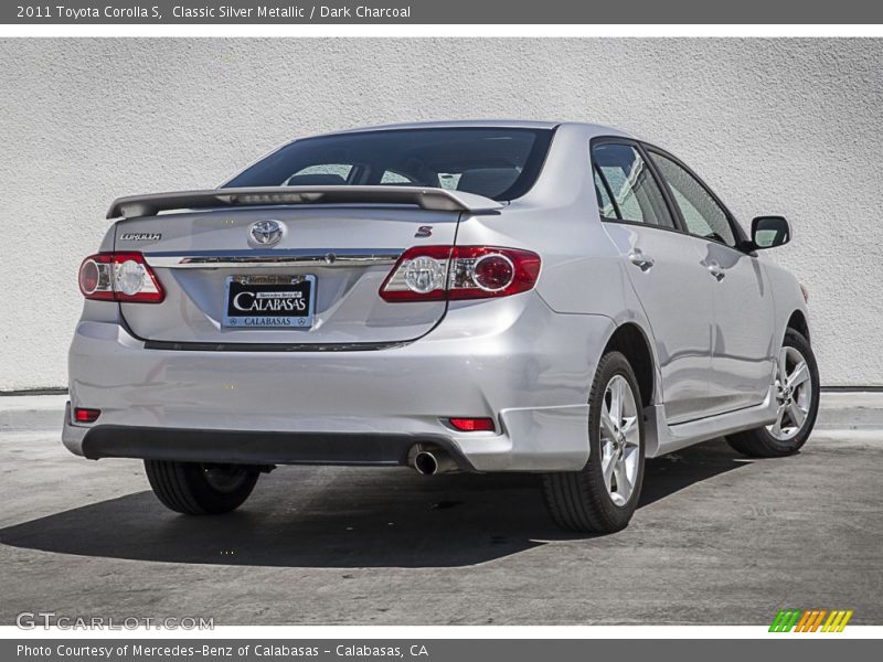 Classic Silver Metallic / Dark Charcoal 2011 Toyota Corolla S