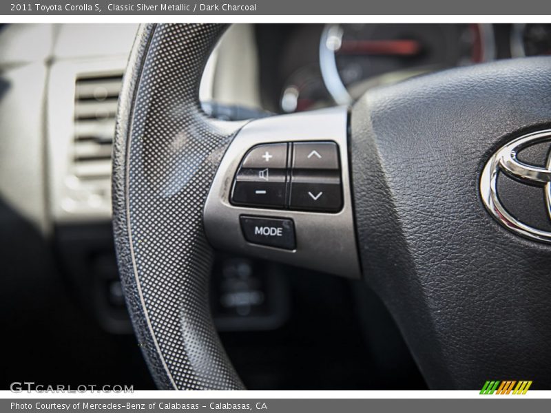 Classic Silver Metallic / Dark Charcoal 2011 Toyota Corolla S