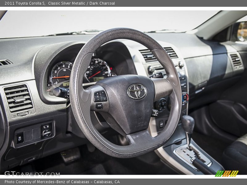 Classic Silver Metallic / Dark Charcoal 2011 Toyota Corolla S