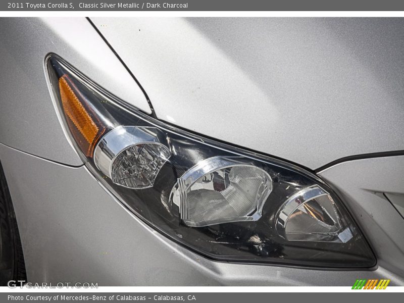 Classic Silver Metallic / Dark Charcoal 2011 Toyota Corolla S