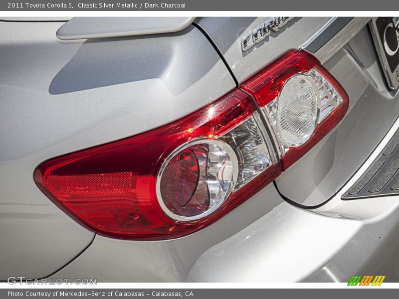Classic Silver Metallic / Dark Charcoal 2011 Toyota Corolla S