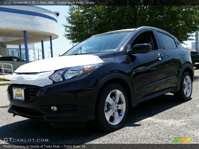 Crystal Black Pearl / Black 2016 Honda HR-V EX-L Navi AWD