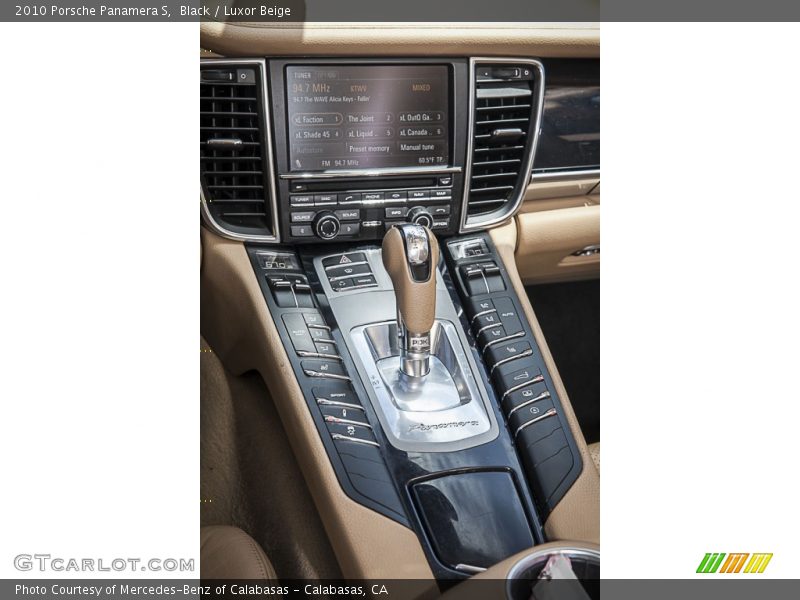 Black / Luxor Beige 2010 Porsche Panamera S