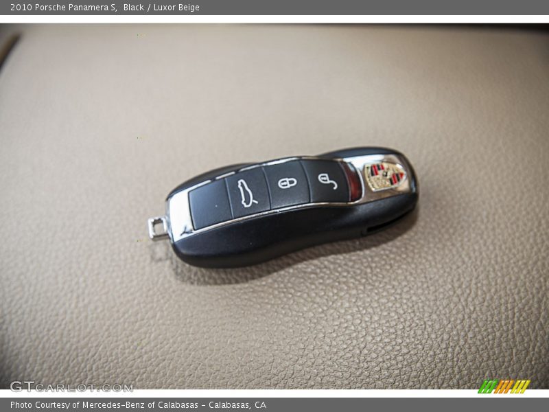 Black / Luxor Beige 2010 Porsche Panamera S