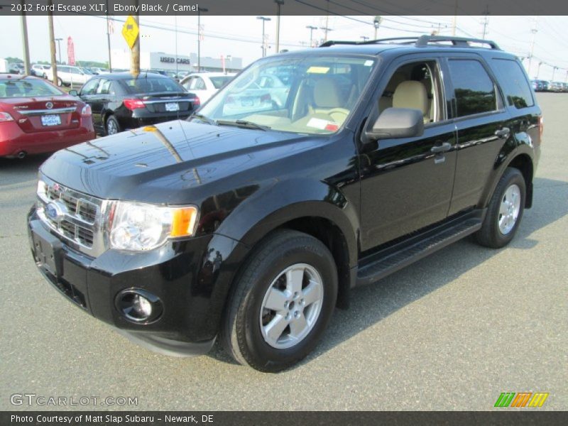 Ebony Black / Camel 2012 Ford Escape XLT