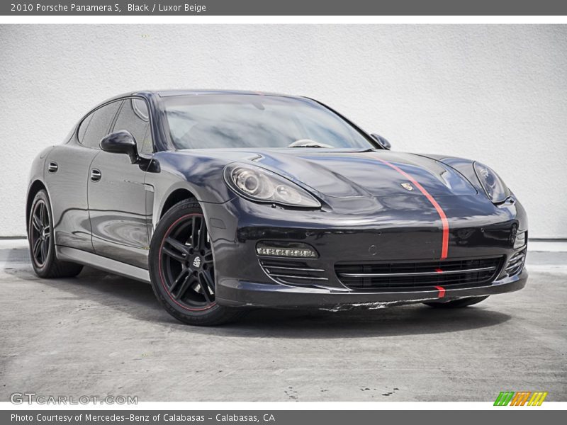 Black / Luxor Beige 2010 Porsche Panamera S