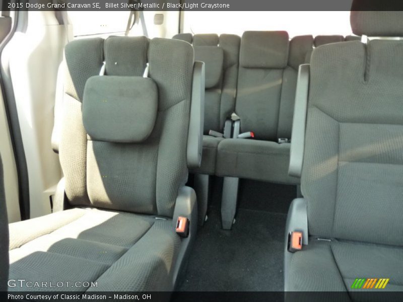 Billet Silver Metallic / Black/Light Graystone 2015 Dodge Grand Caravan SE