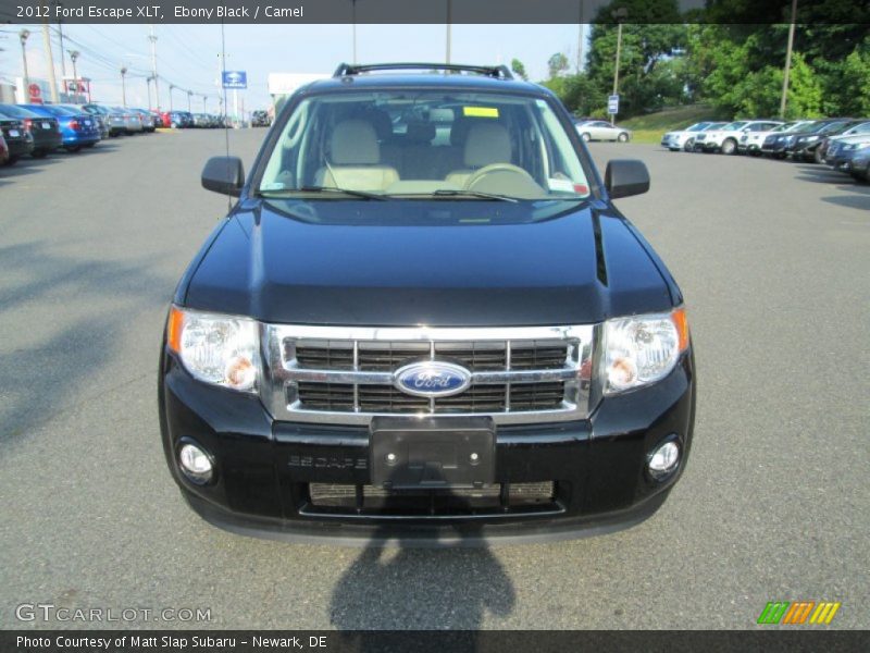 Ebony Black / Camel 2012 Ford Escape XLT