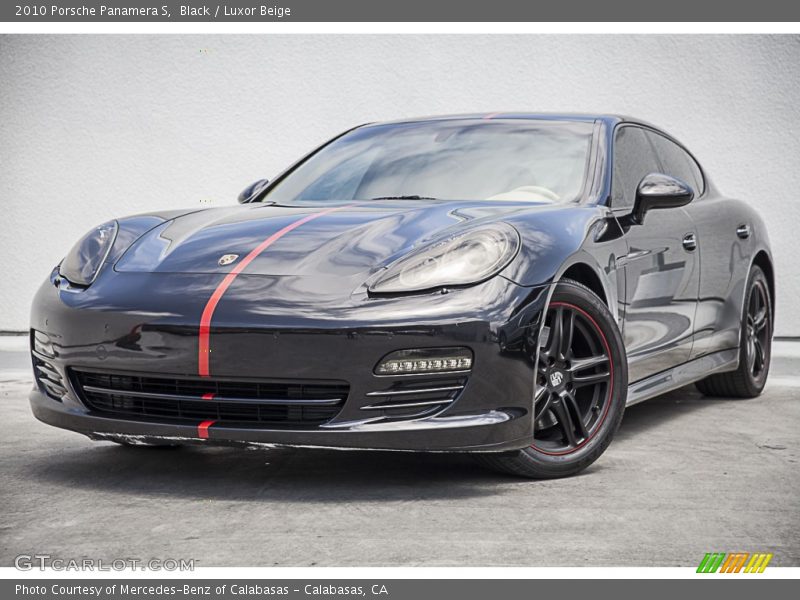 Black / Luxor Beige 2010 Porsche Panamera S