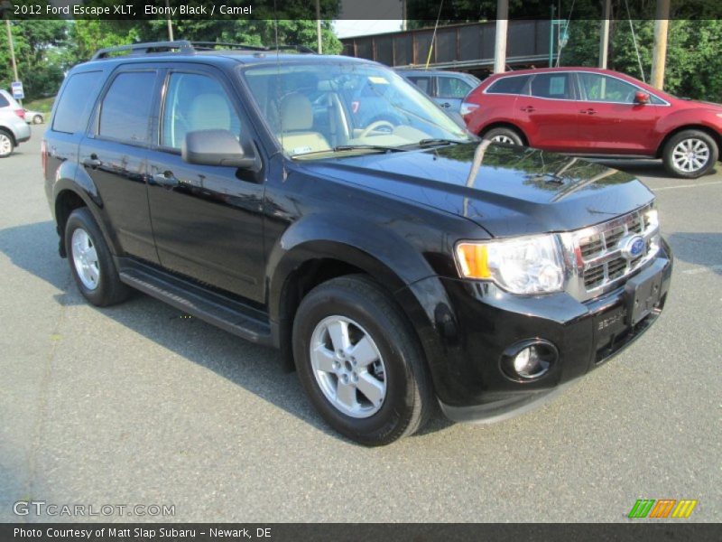 Ebony Black / Camel 2012 Ford Escape XLT