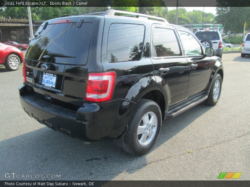 Ebony Black / Camel 2012 Ford Escape XLT