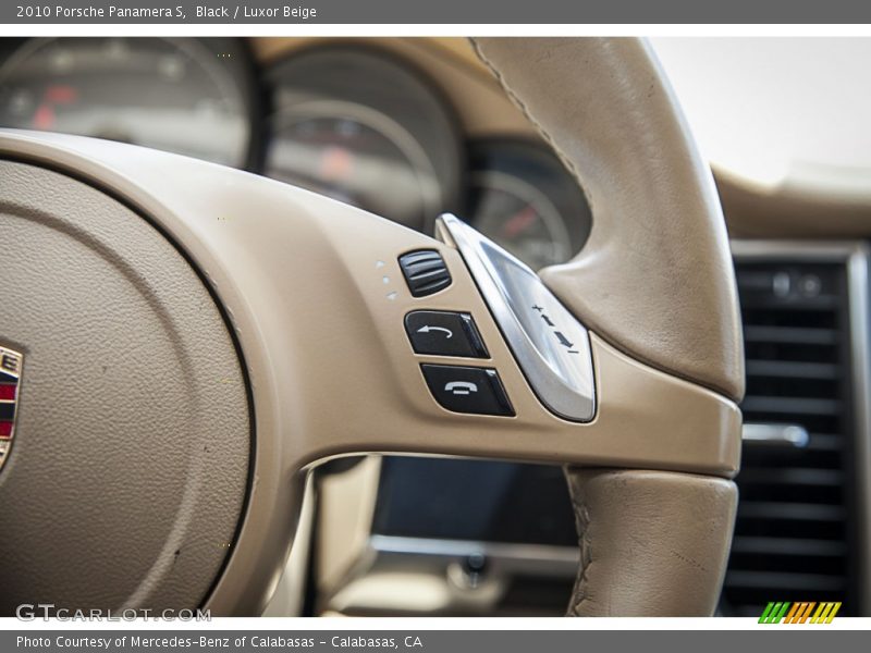 Black / Luxor Beige 2010 Porsche Panamera S