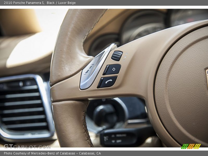Black / Luxor Beige 2010 Porsche Panamera S