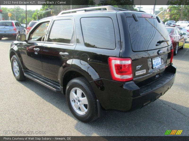 Ebony Black / Camel 2012 Ford Escape XLT