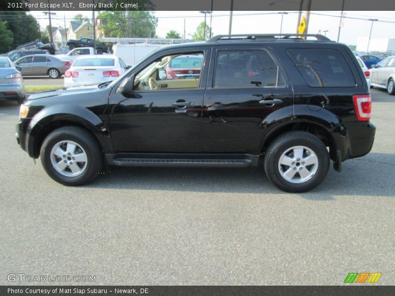 Ebony Black / Camel 2012 Ford Escape XLT