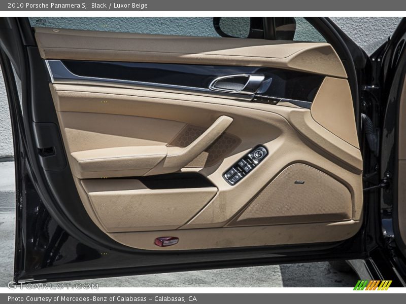 Black / Luxor Beige 2010 Porsche Panamera S