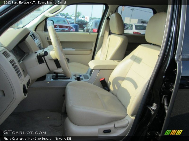 Ebony Black / Camel 2012 Ford Escape XLT