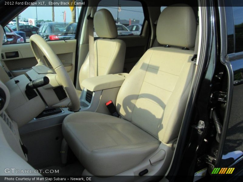 Ebony Black / Camel 2012 Ford Escape XLT