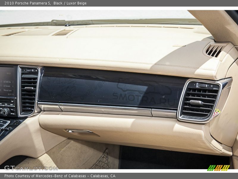 Black / Luxor Beige 2010 Porsche Panamera S